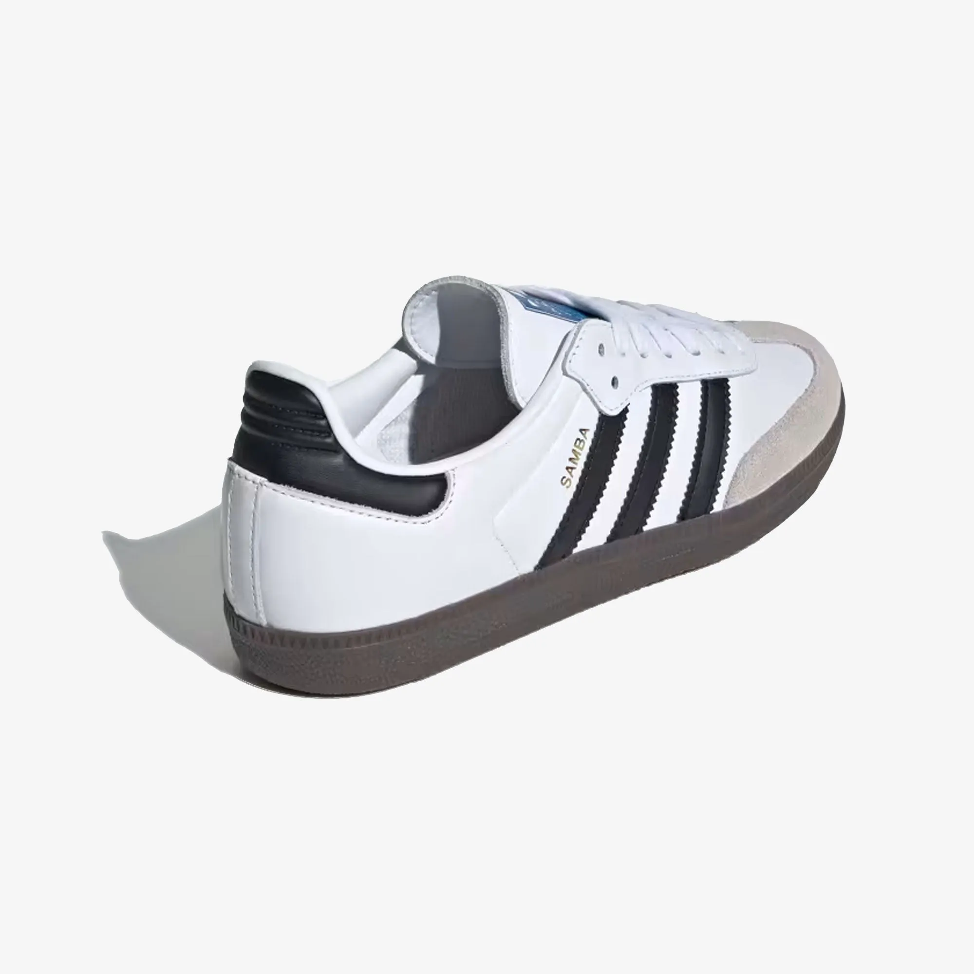 Adidas Shoes Non Marking ADIDAS ORIGINALS | WMN'S SAMBA OG { CLOUD WHITE/CORE BLACK/CLEAR GRANITE
