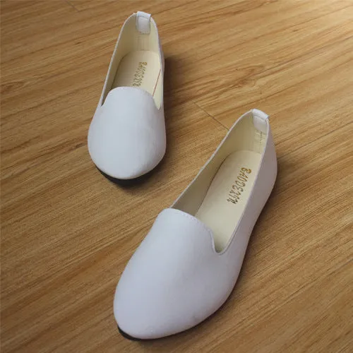 Eleanor Loafers Plus Size Shoes Women Flats Candy Color Woman Loafers