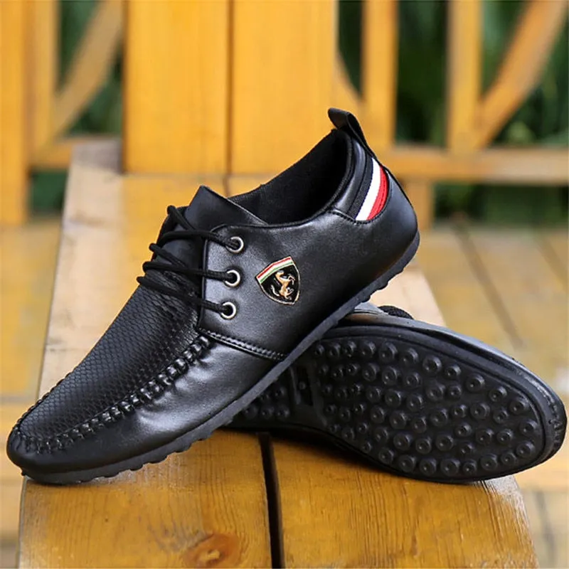 2021 Breathable Solid Color Slip Men Driving Shoes Spring And Autumn New Style Breathable Men's Peas Shoes the British Sneakers Nomasei Loafers