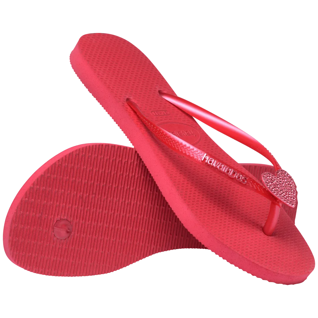 Ramble Flip Flops Havaianas Kids' Crystal Charm Slim Flip Flop