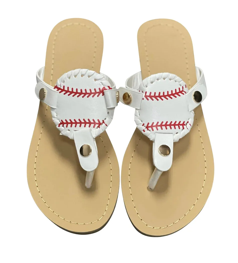 Snoop Dogg Flip Flops Baseball Thong Sandals