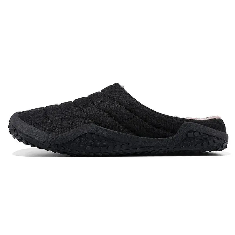 Ruby Slippers Nola (Limited Time Sale 49%off)Men slippers home winter indoor warm plush shoes thick bottom waterproof leather house slippers cotton shoes