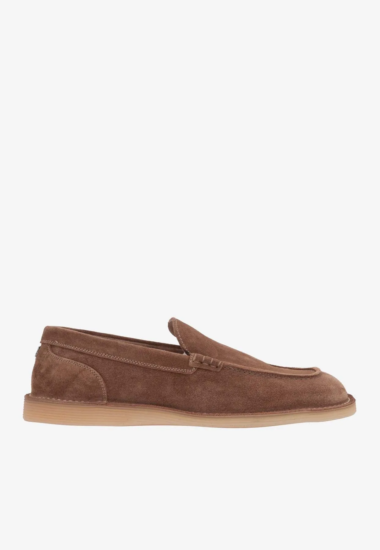 Loafers Drivers Logo Suede Loafers