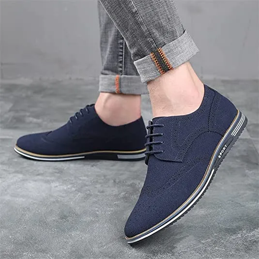 Die Hard Work Boots Men's Wingtip Suede Derby Casual Shoes