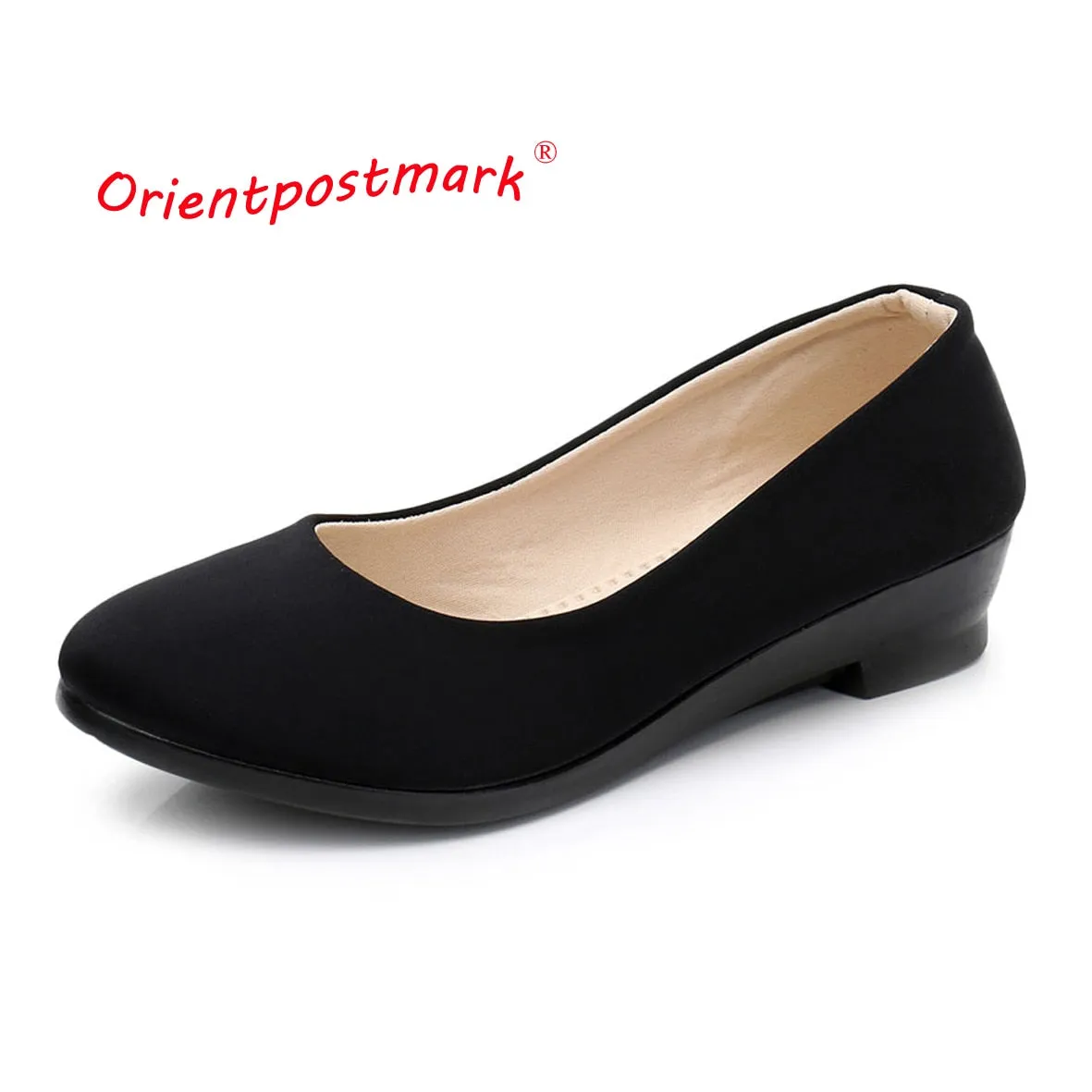 Women Flats Ballet  Office Work Shoes FlatsOversize Boat Work Boots On Sale
