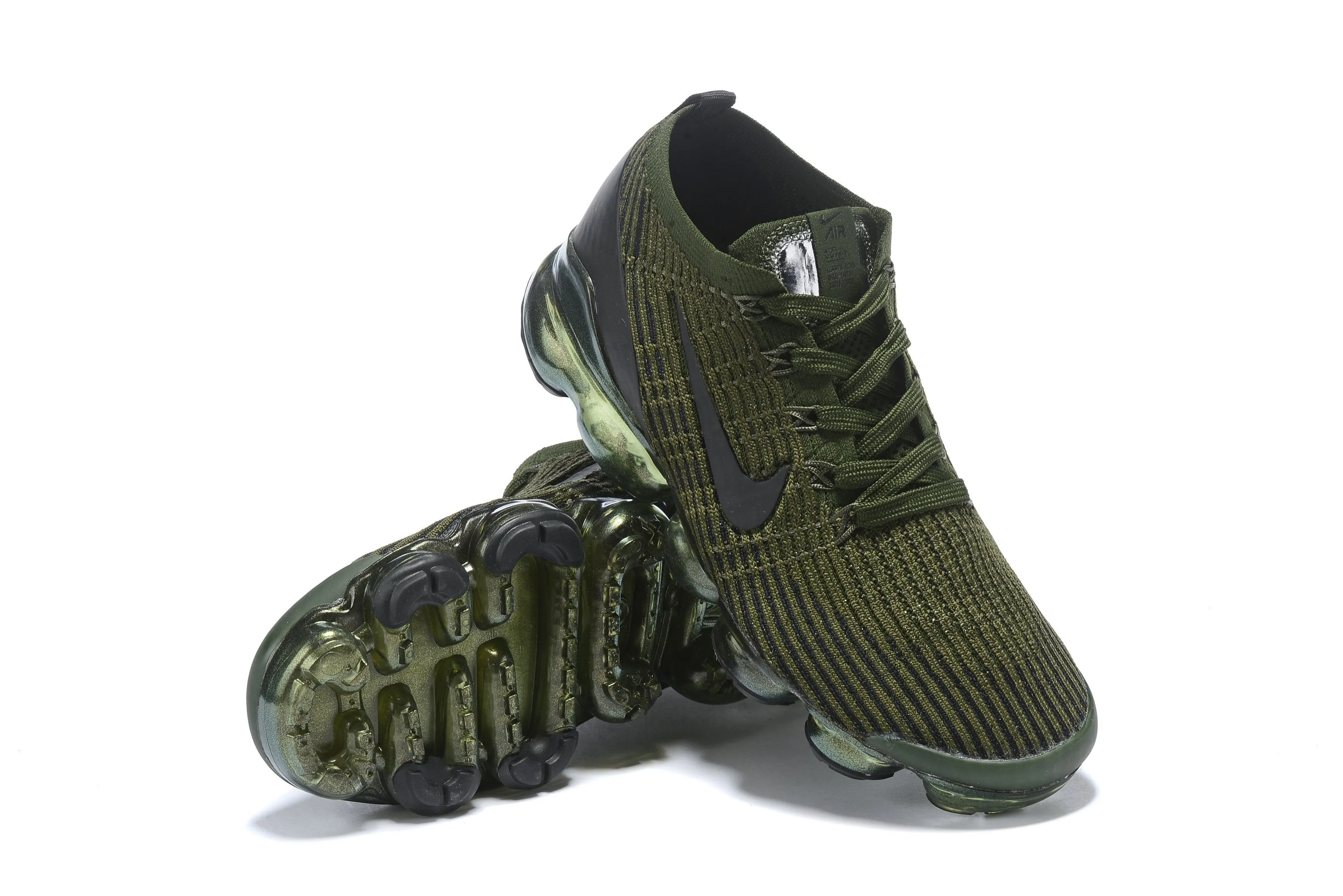 Asics Shoes For Wide Feet Nike Air Vapormax Flyknit 3 Olive Black Shoes Sneakers Men !!! CYBER MONDAY SALE !!!