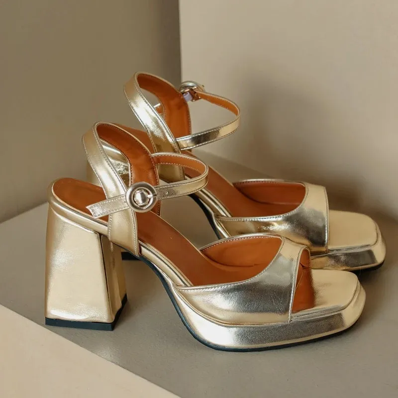 Flip Flops Platform Wedge Luxury Summer Shoes For Women Sandals Silver Gold Gladiator Flip Flops High Heels Party Fetish Shoes Female Large Size 45