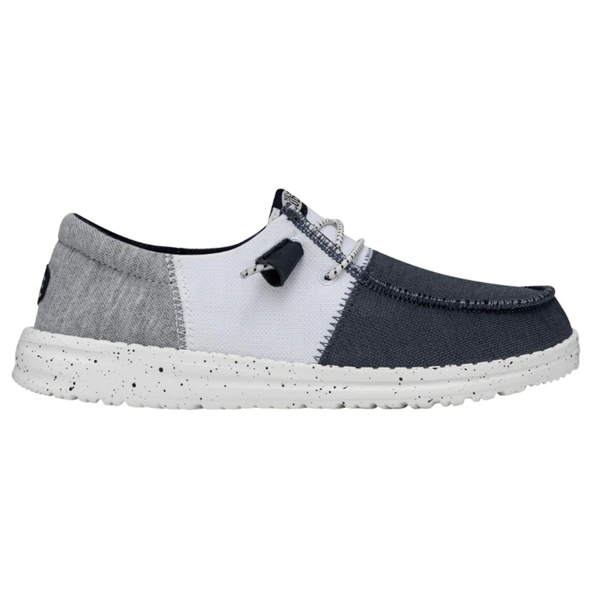 Hey Dude Wendy TRI Varsity Navy Slip-on Mule Trk Shoe