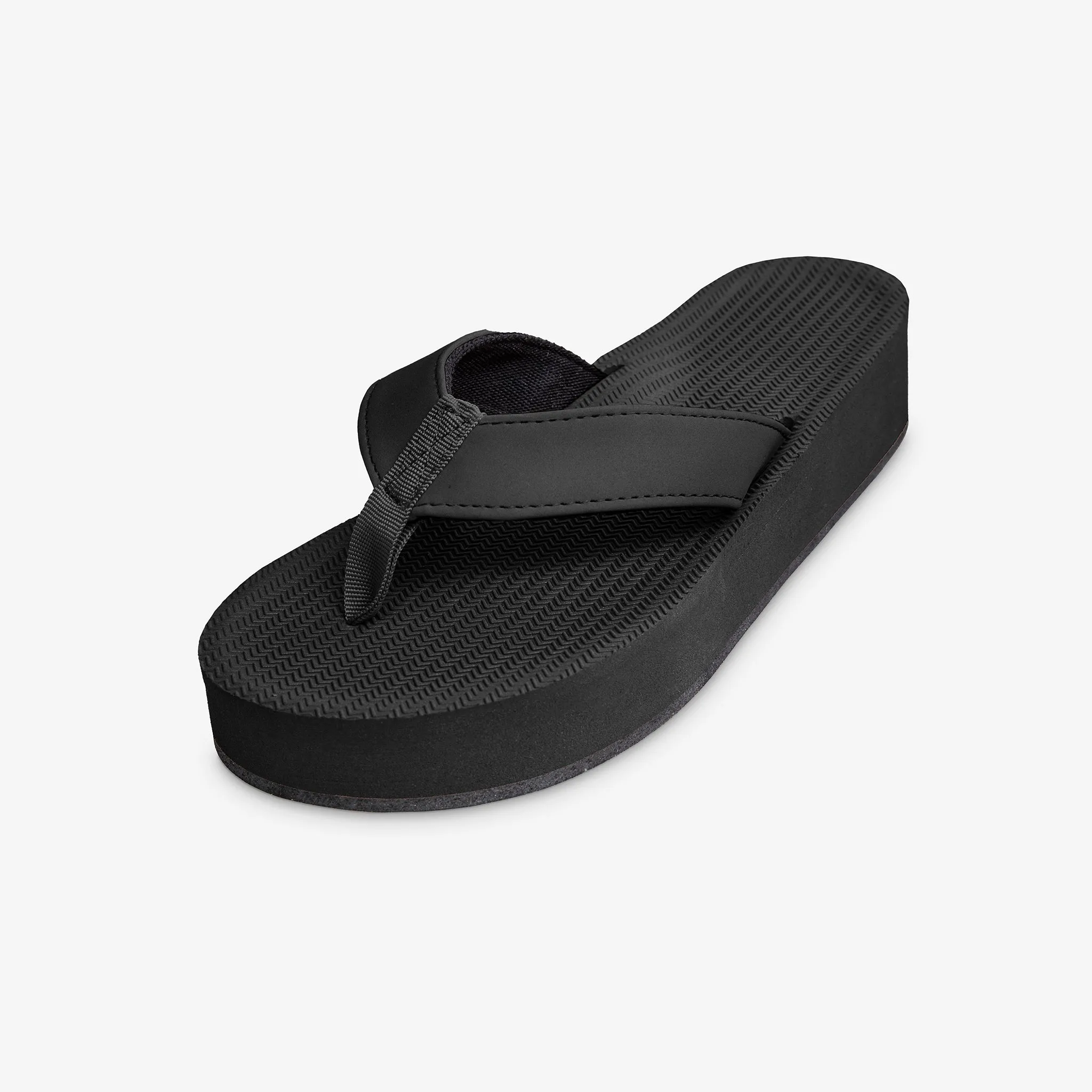 Women's Flip Flops Platform - Black 2012 Aurora Flip Flops