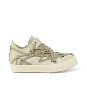 Megalaced Low Sneaks in Dinge/Milk Out Of Office Sneakers