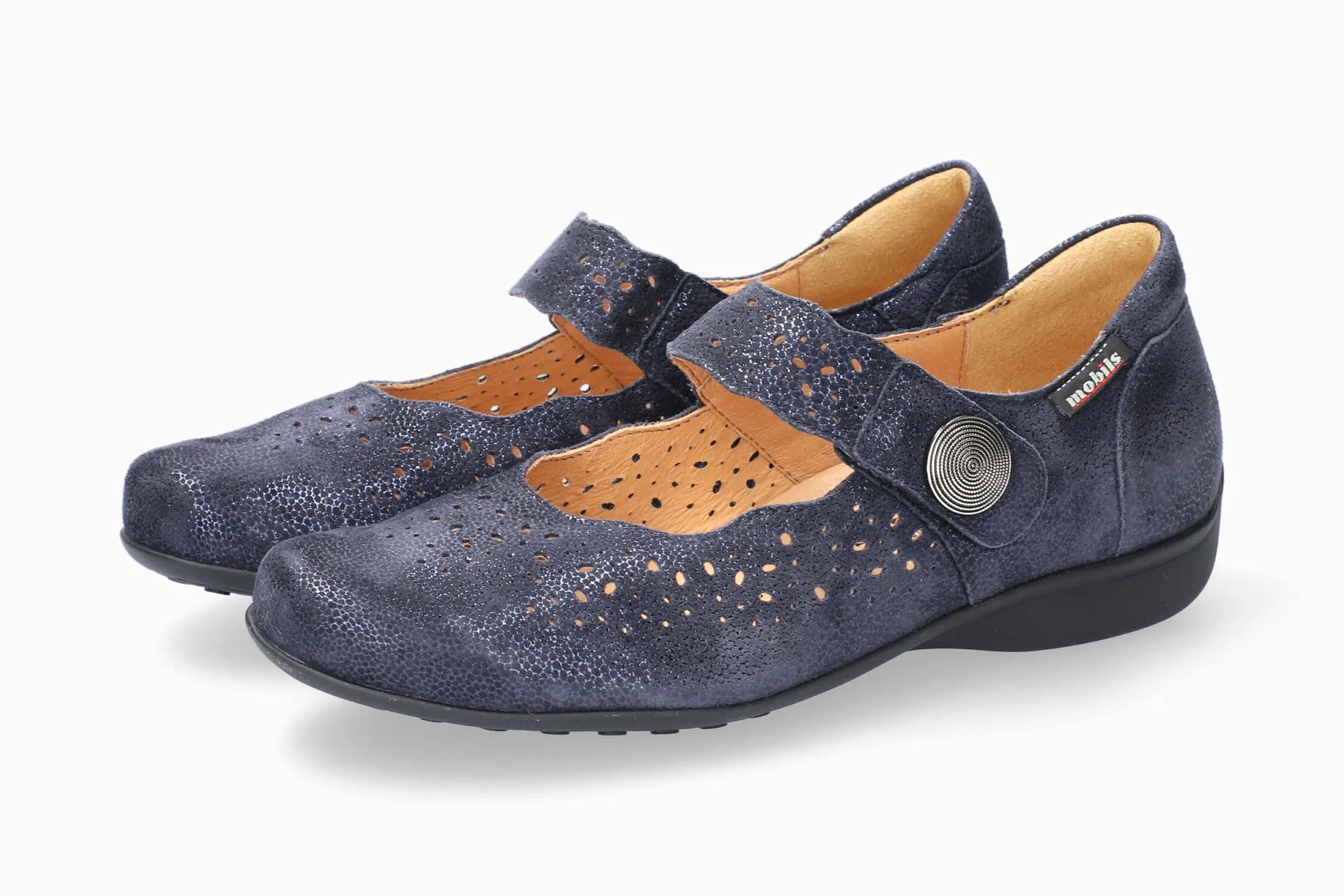Slip On Platform Loafers Fabienne - Navy