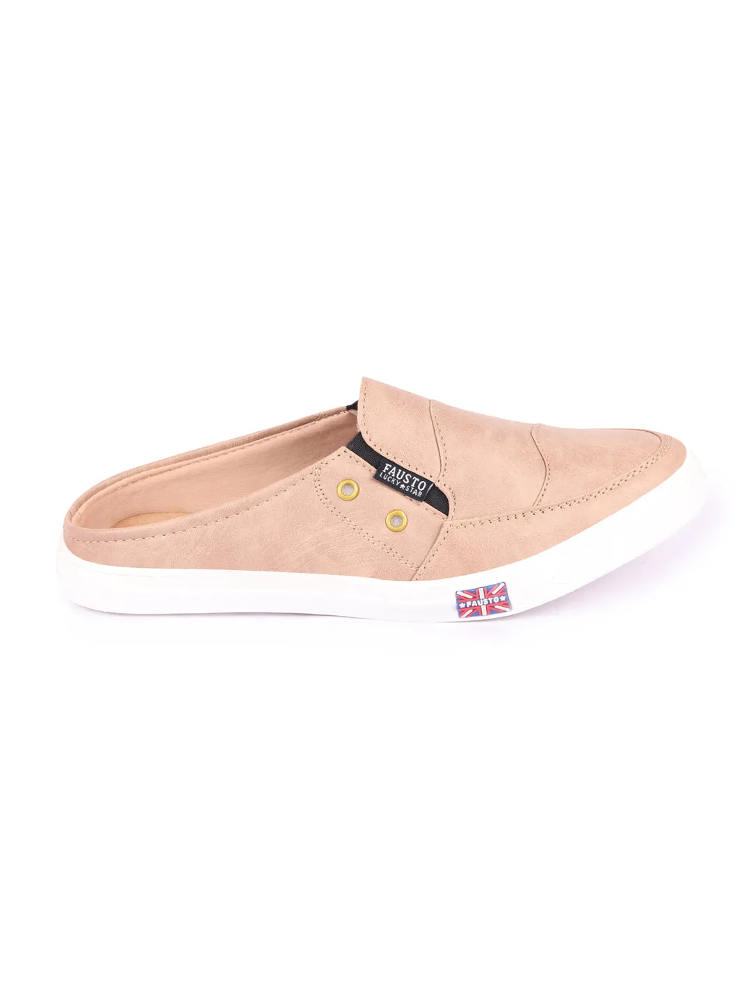 Slip On Black Loafers Men Beige Casual Slip-On Shoes