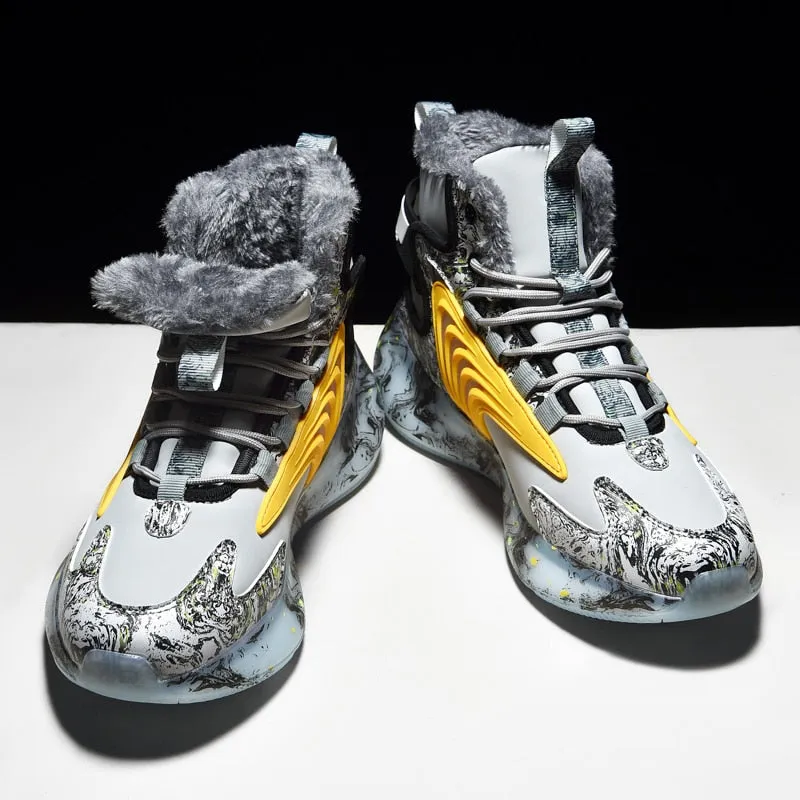 men boots New Winter Slippers Warm Men Shoes Waterproof Non-Slip Plush Sneakers Male tenis shoes Padraig Cottage Slippers