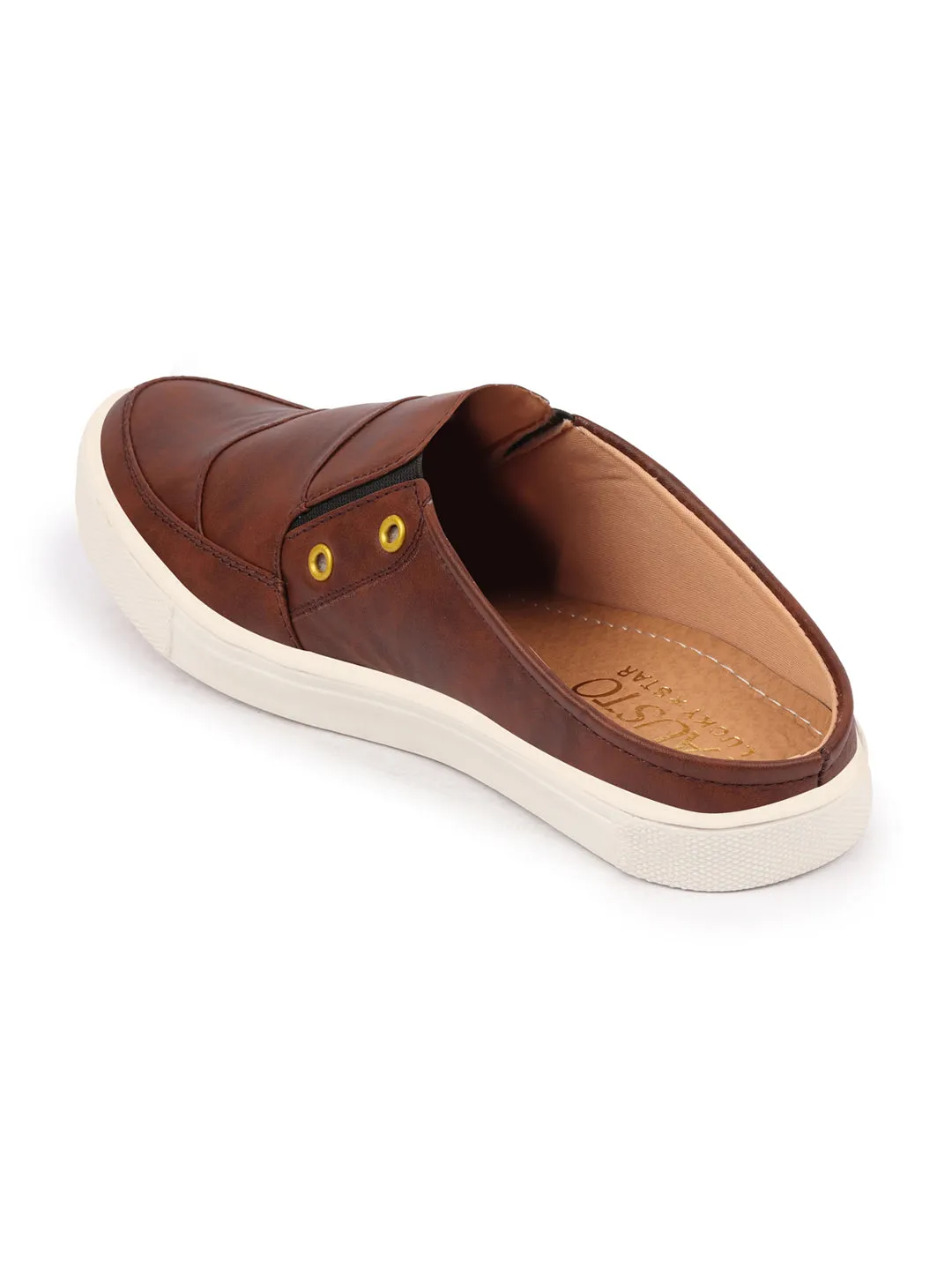Men Brown Casual Slip-On Shoes Twisted X Slip Ons