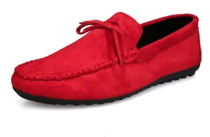 Leather Penny Loafers Men Casual Shoes Slip-On Breathable Moccasin