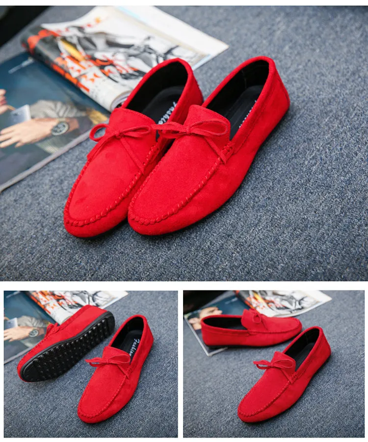 Men Casual Shoes Slip-On Breathable Moccasin Comfortable Lug Sole Loafers