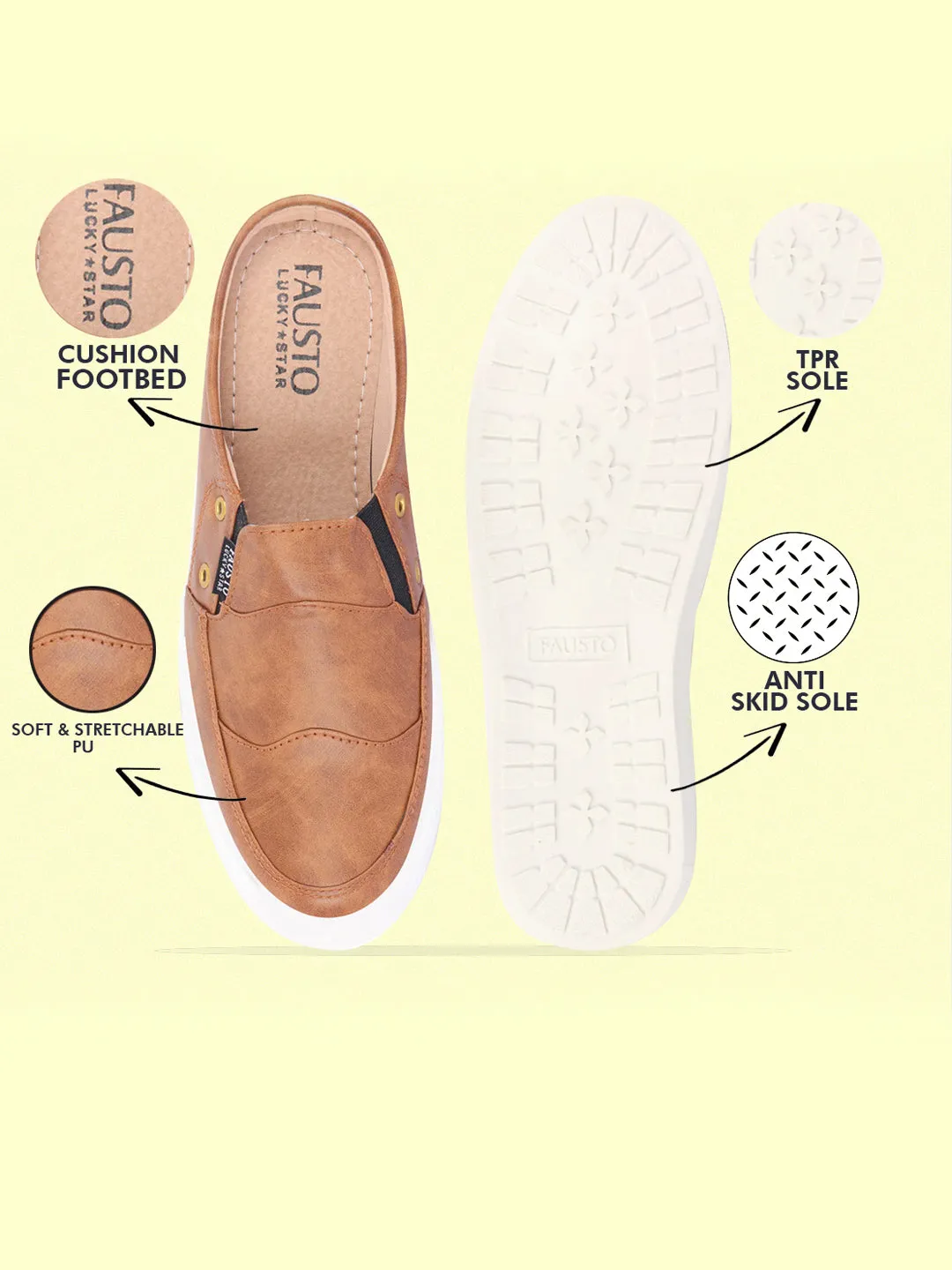 Men Cheeku Casual Slip-On Shoes Adult Slip On Shoes