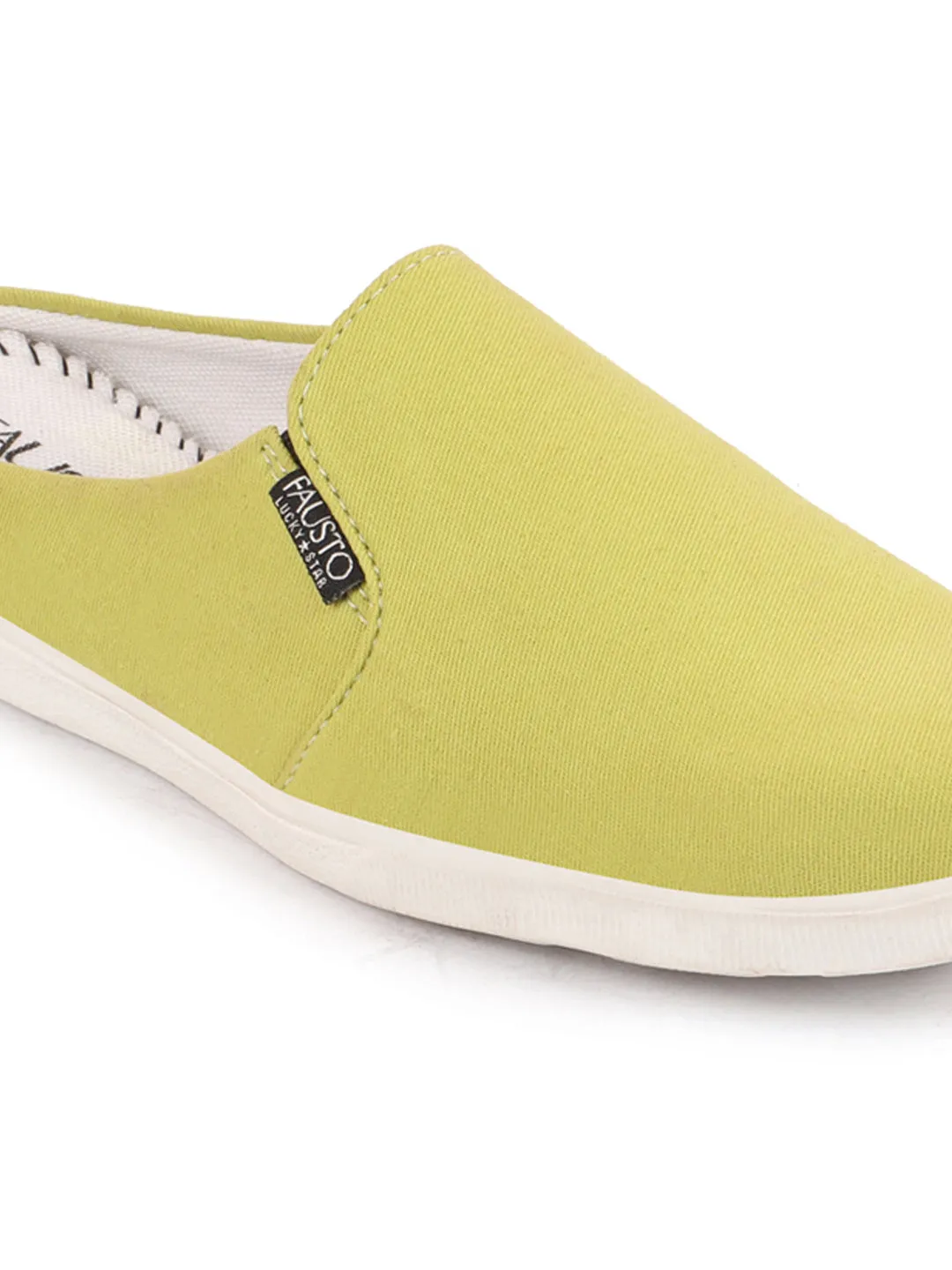 For Fly Fishing Best Slip On Men Green Casual Back Open Canvas Stylish Slip On Shoes