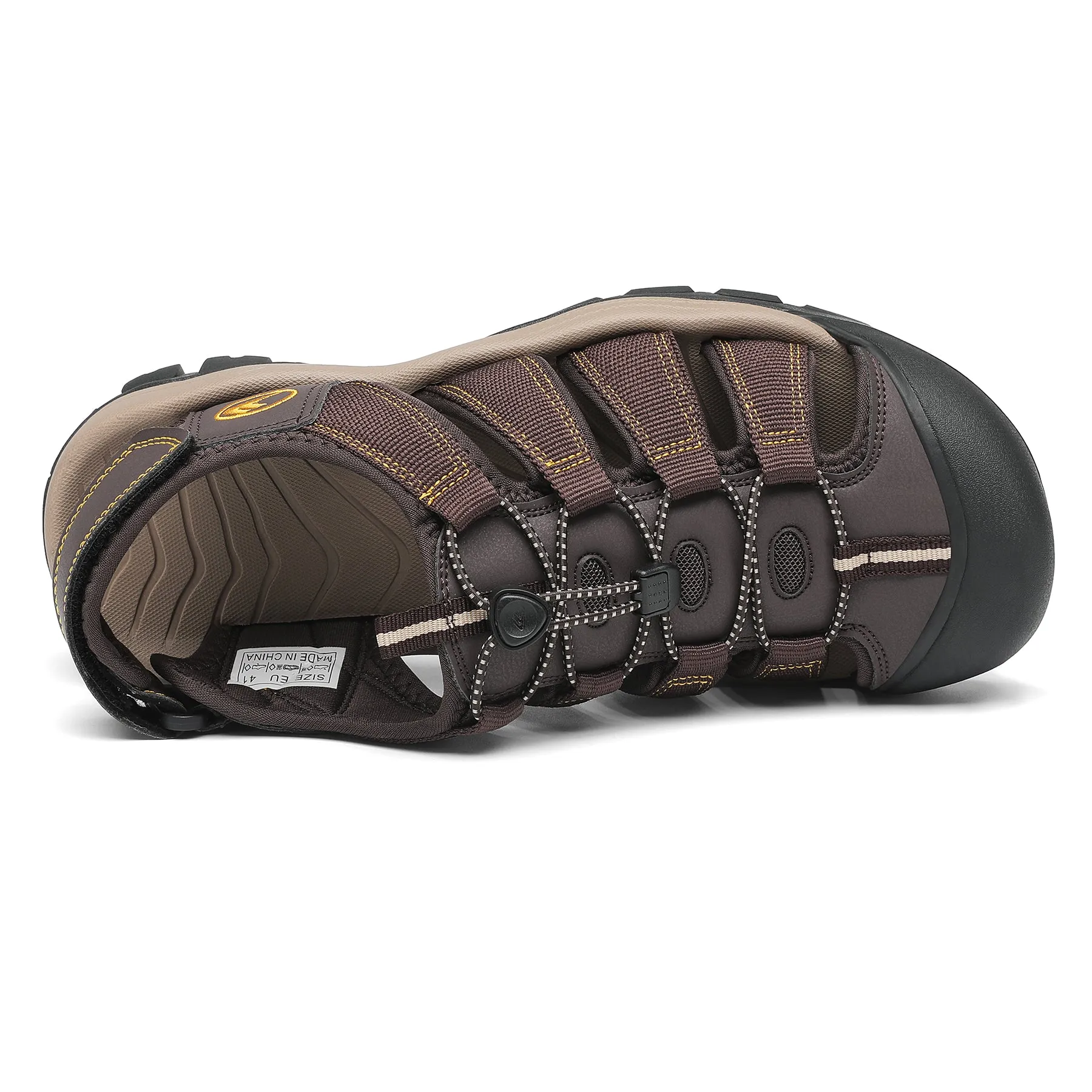 Bridal Sandals Flat Men Outdoor Hiking Sandals Closed Toe Water Shoes A933