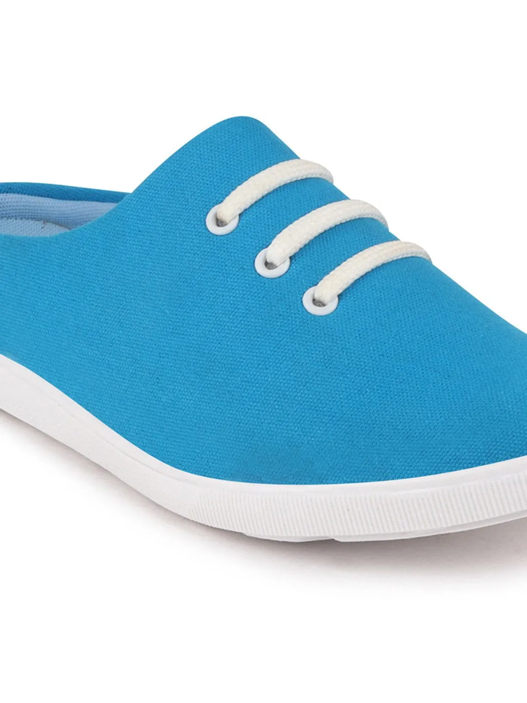 Men Sky Blue Casual Canvas Slip-On Shoes Best Slip On Sneakers
