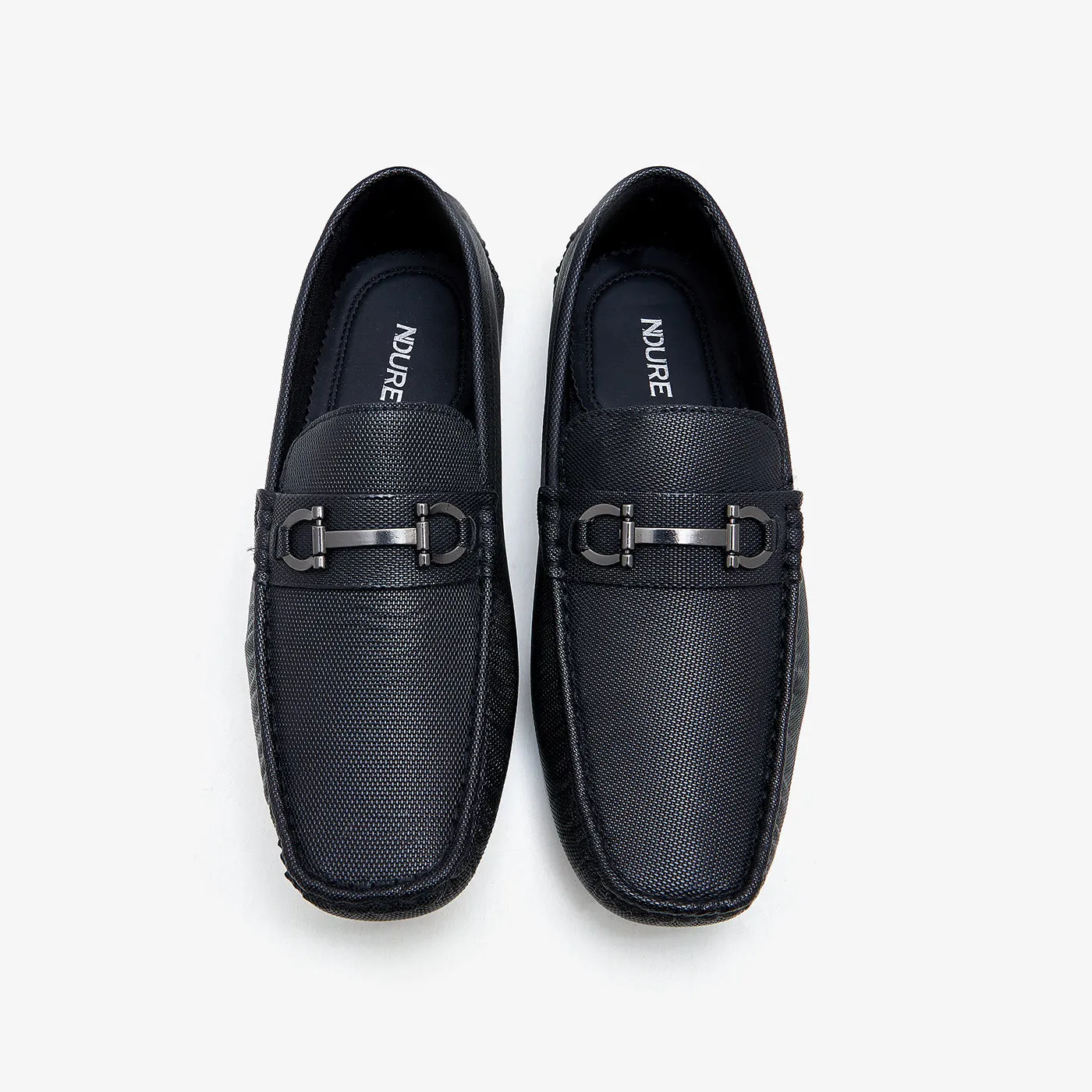 Men's Buckled Loafers Slip On Glide Step