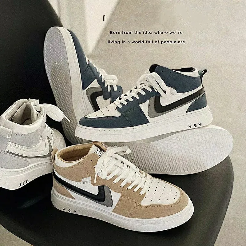 Best Sneakers For Lifting Weights Men's Fashion Spiky Sneakers Shoes JK08