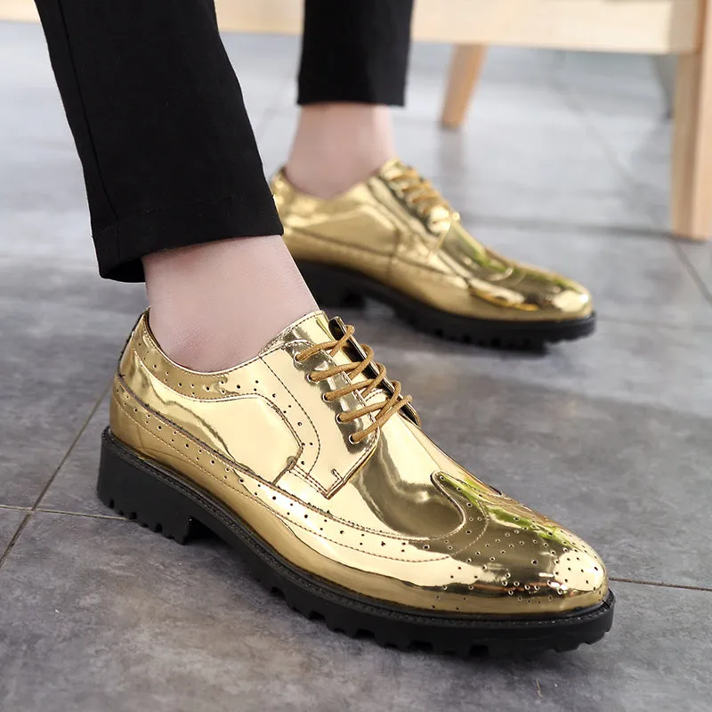 Wolverine Boots Work Men's Glitter Lace-up Metallic Oxfords Shoes