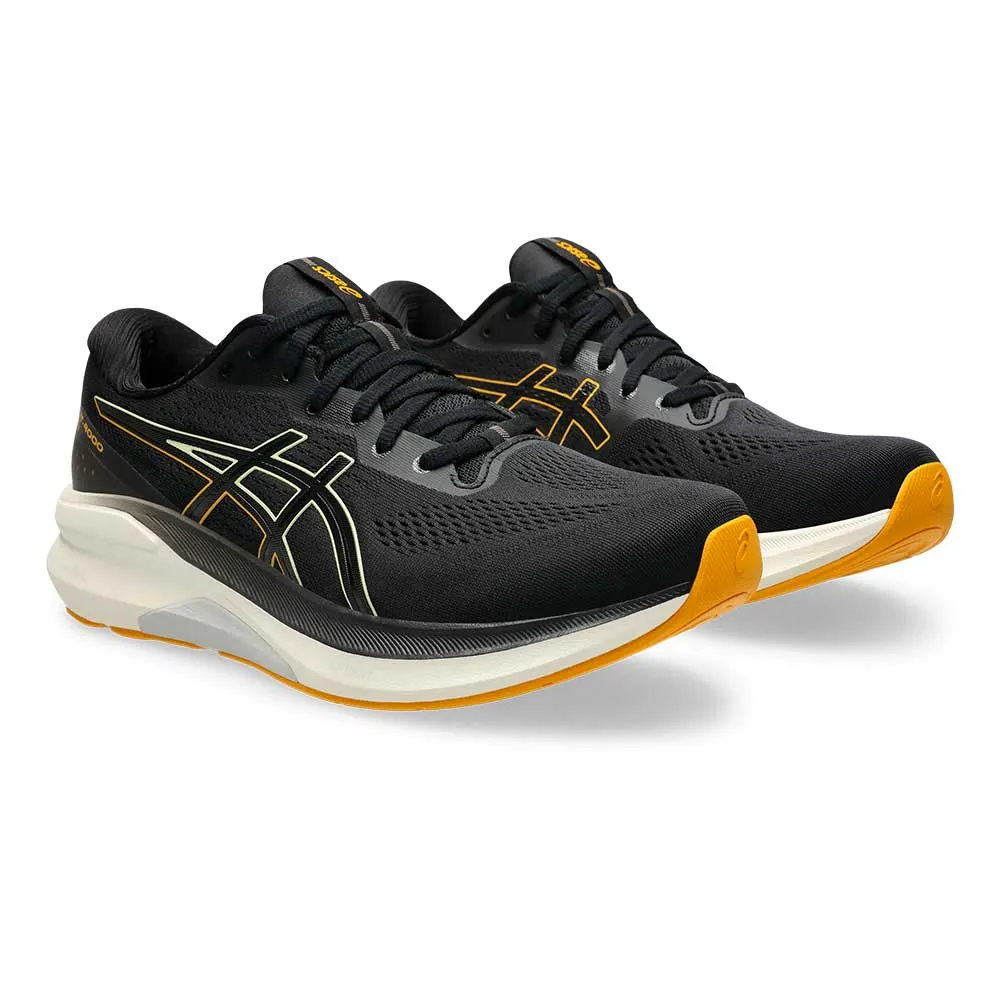 Asics Gel Kayano 25 Running Shoes Men's GT-4000 4 Running Shoe - Black/Amber - Wide (2E)