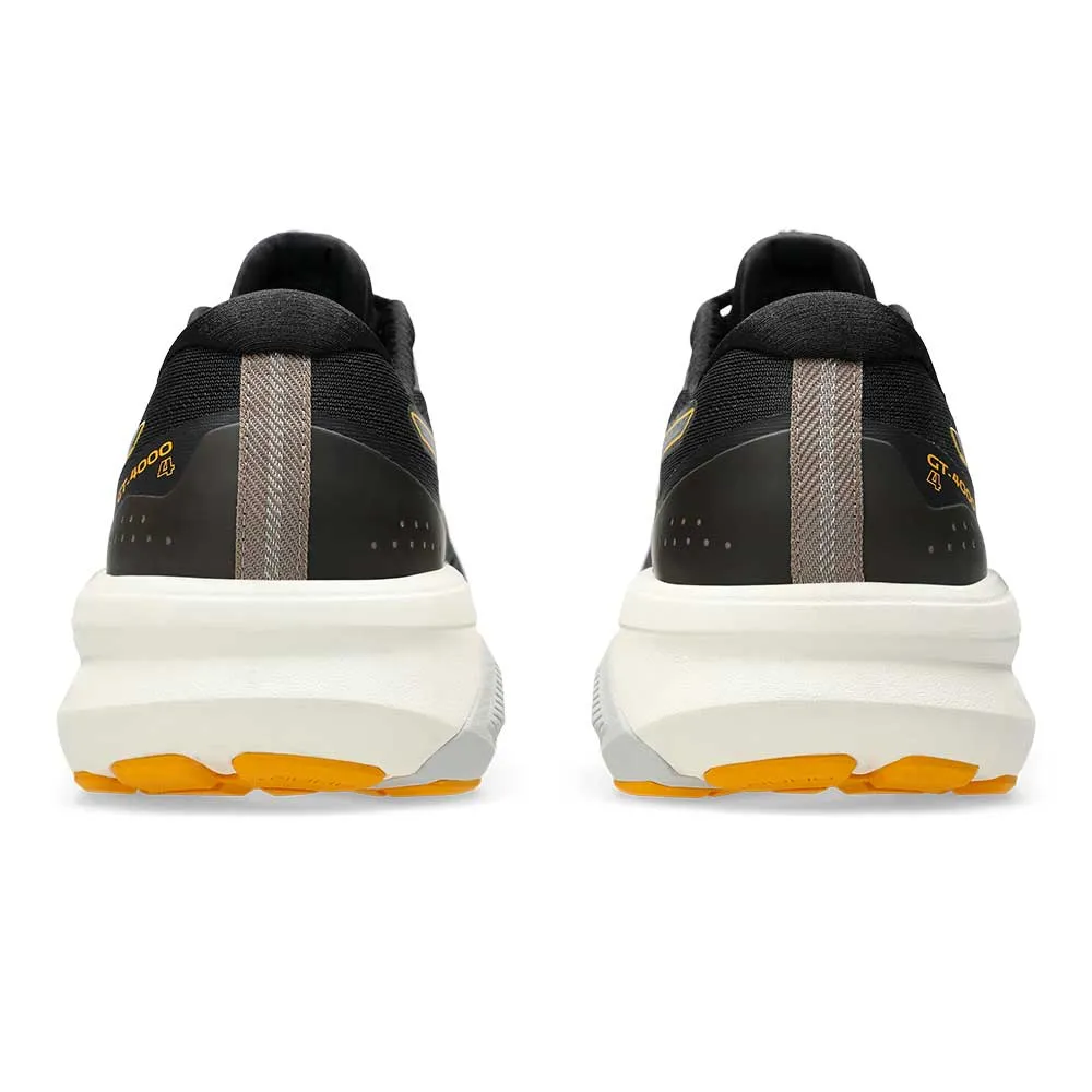 Trendy Asics Shoes Men's GT-4000 4 Running Shoe - Black/Amber - Wide (2E)