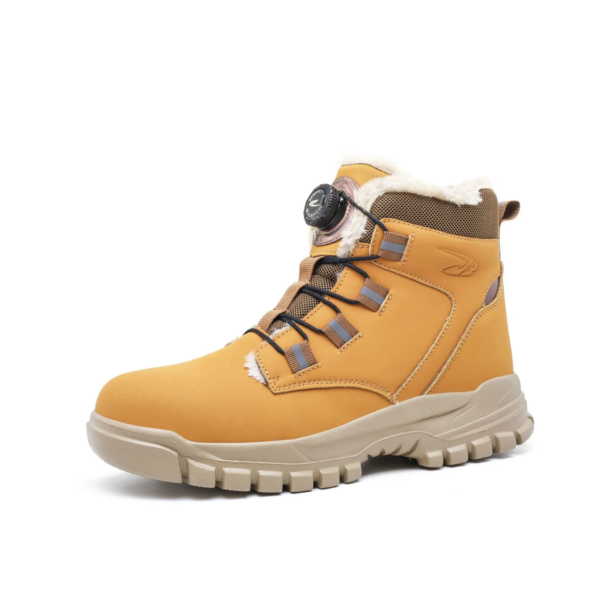 Men's HeatWave Steel Toe Winter Boots - Fleece Lining & Knob Lacing | B317 Xena Boots