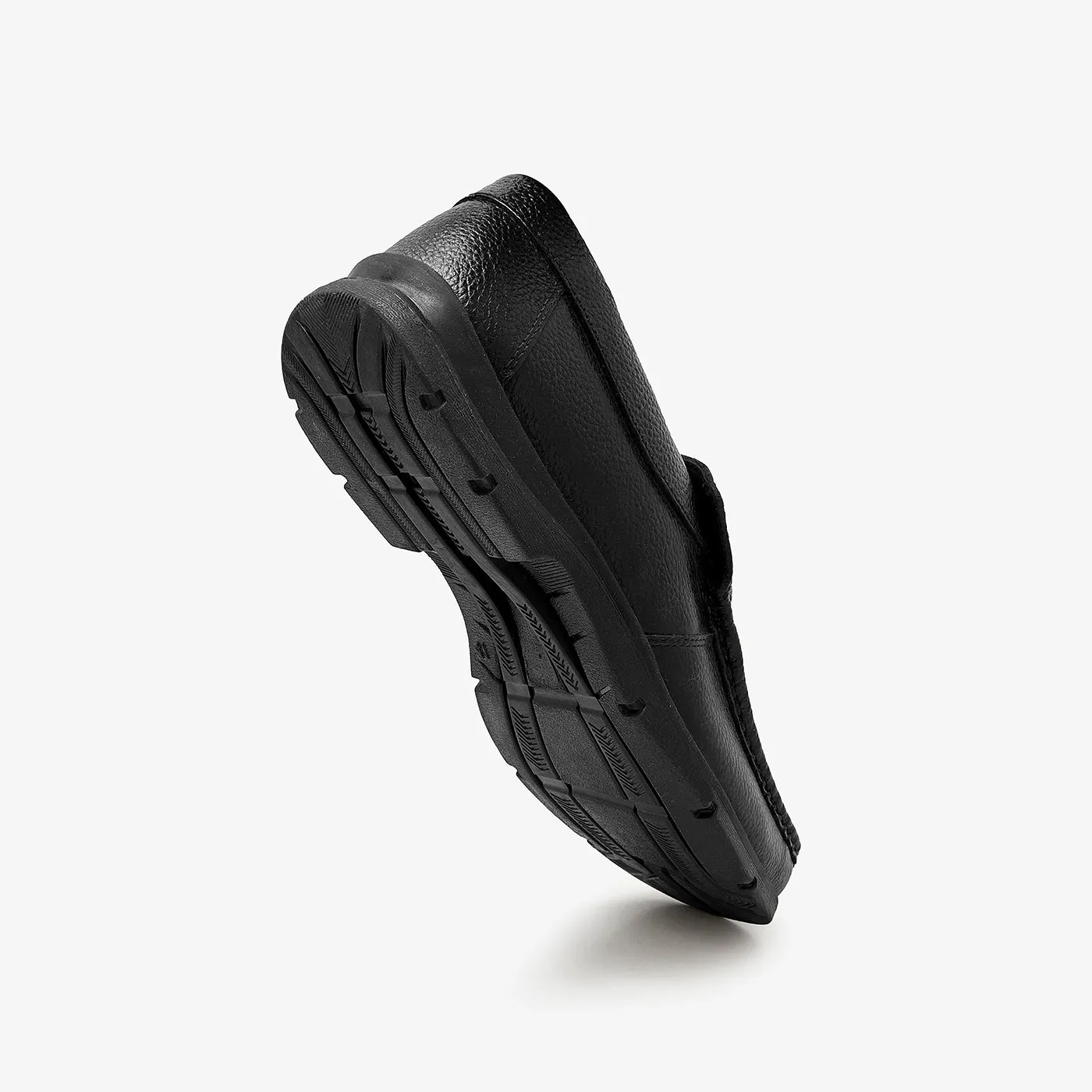 Men's Leather Moccs Slip On Footwear