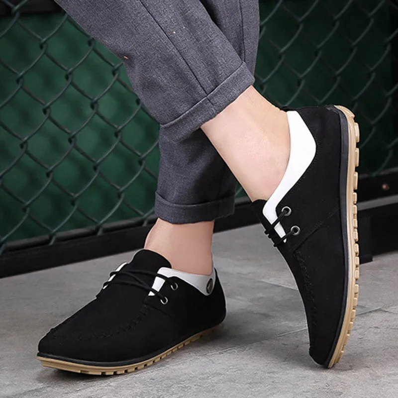 Training Sneakers Mens Leisure Breathable Anti Ski Lace up Shoes