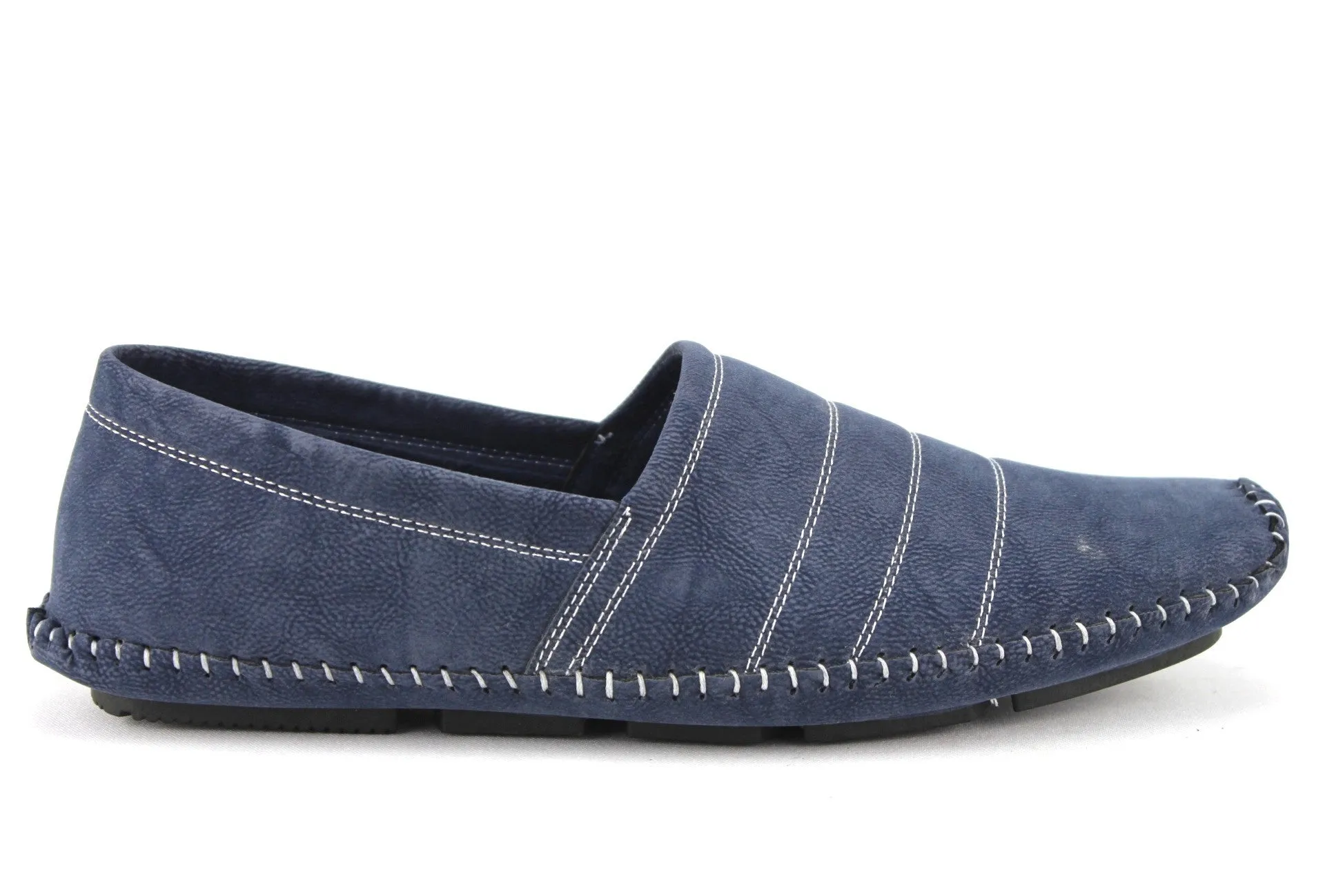 Men's M4010-6 Moccasin Suede Contrast Stitch Loafer Shoes Tweety Bird Slippers