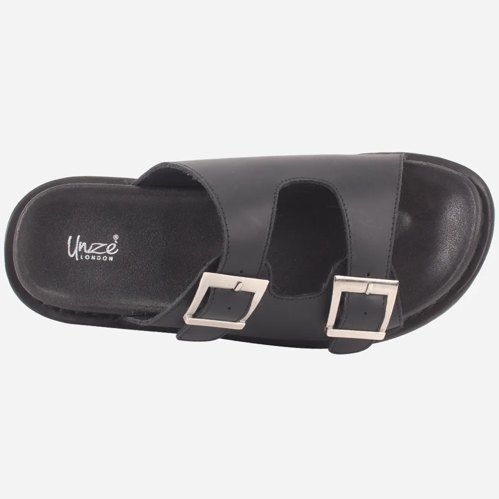 Men's "VIONIC" Open Toe Summer Flat Slippers Splendid Slippers