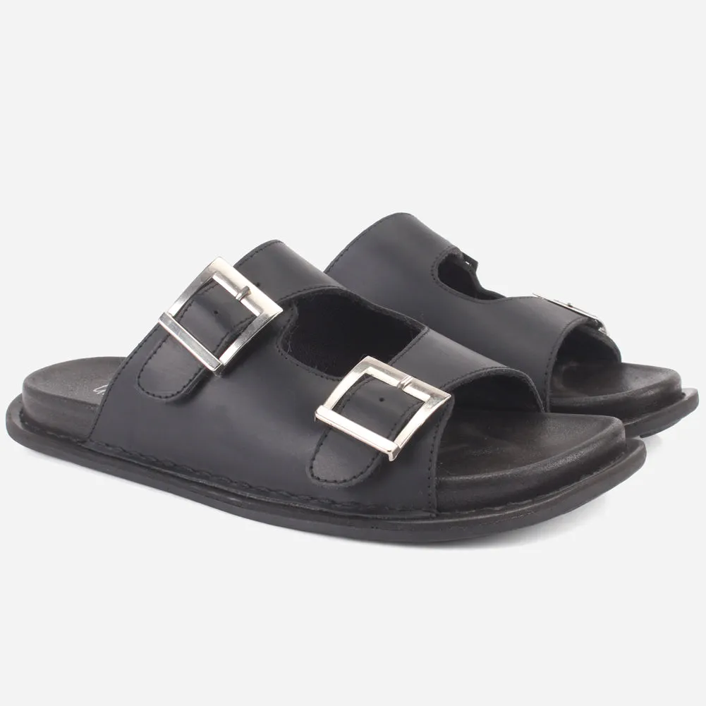 Talisman Slippers Men's "VIONIC" Open Toe Summer Flat Slippers