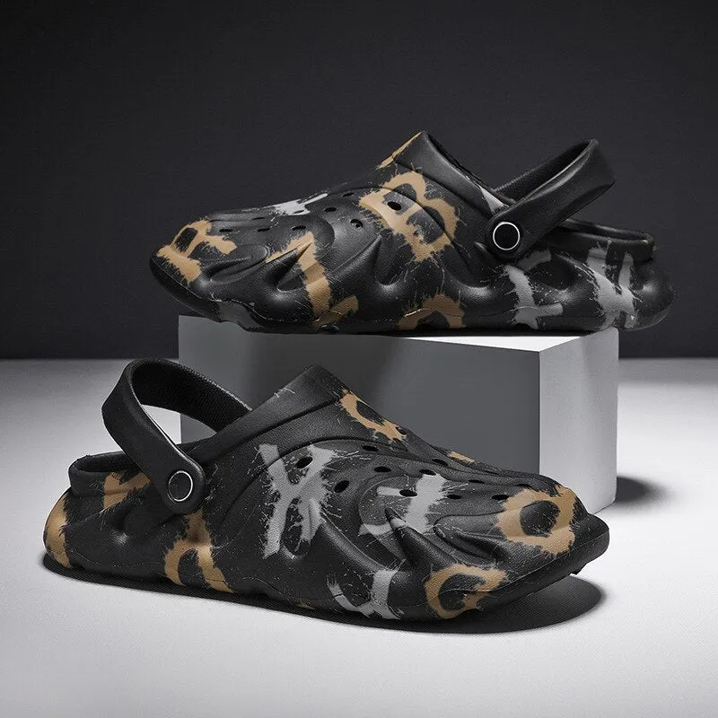 Ballet Slippers Wedding Mens Sandals Summer EVA New Large Size Men's Clogs Lightweight Beach Slippers Breathable Men's Sneaker Sandals Garden Clogs