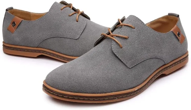 Men's Suede Derby Casual Lightweight Comfortable Work Boots