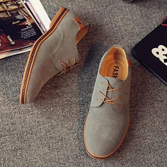 Men's Suede Derby Casual Lightweight Work Boots Stores Near Me