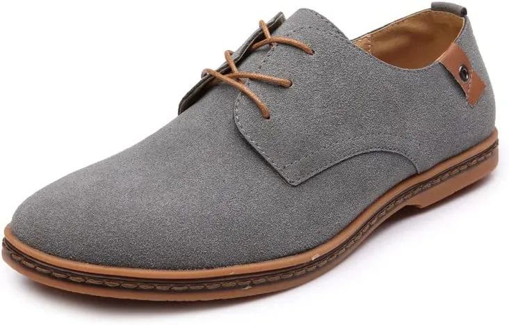 Men's Suede Derby Casual Lightweight Discounted Work Boots