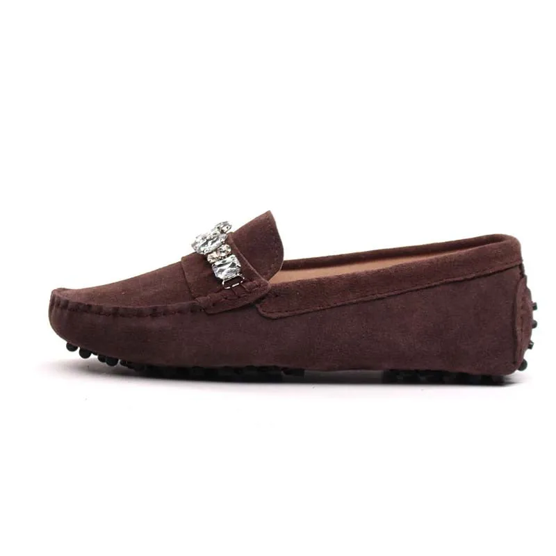 Surfer Loafers MIYAGINA Leather Women Shoes Fashion Flats Driving Moccasins Loafers