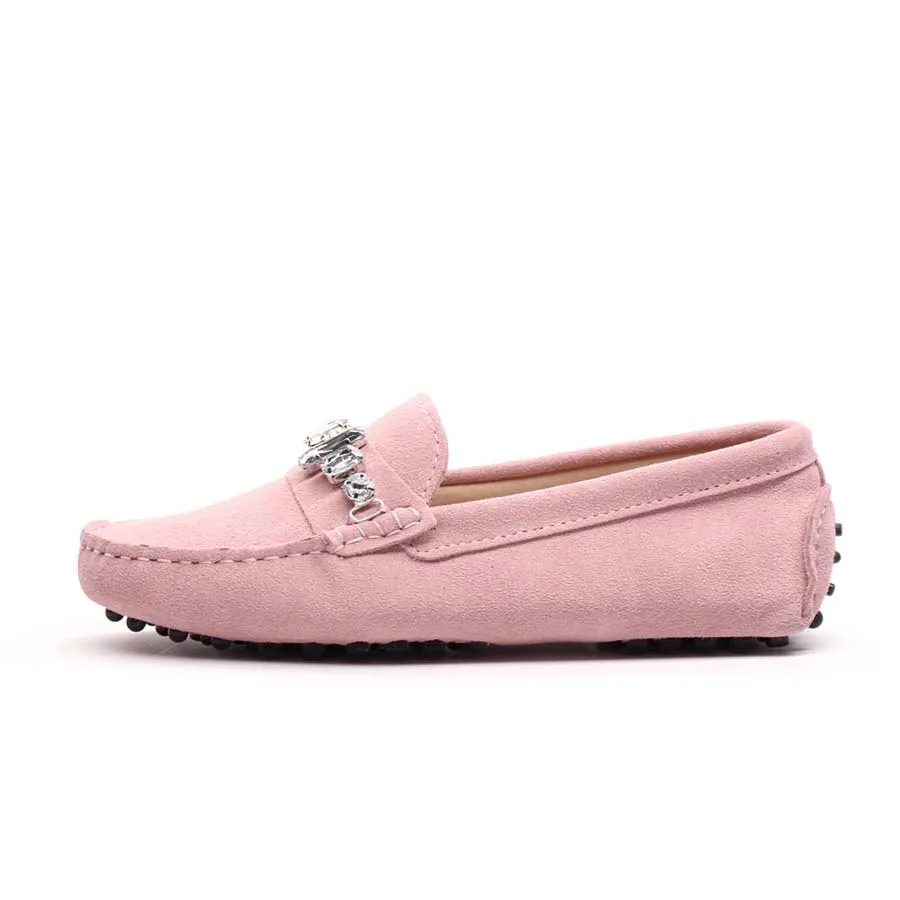 Non Slip Loafers MIYAGINA Leather Women Shoes Fashion Flats Driving Moccasins Loafers