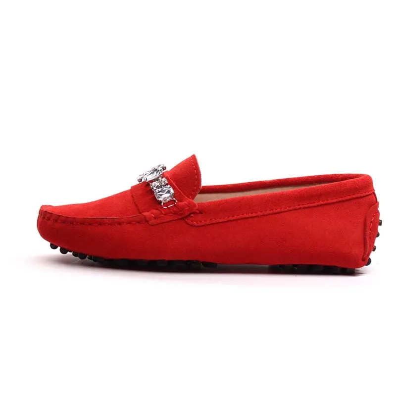 MIYAGINA Leather Women Shoes Fashion Flats Driving Moccasins Loafers Dr Martens Adrian Loafers