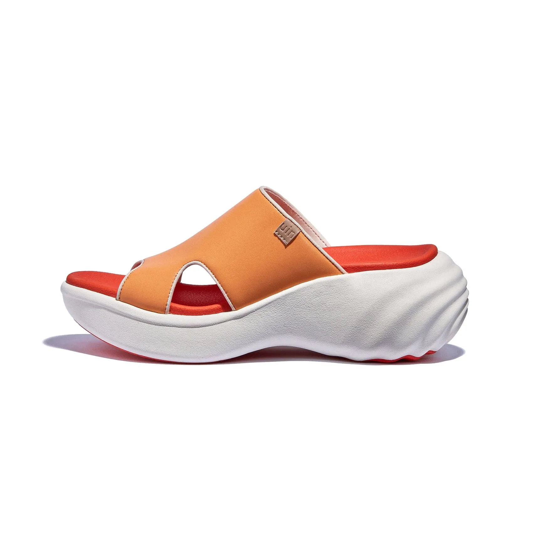 Jungle Leather Slip-on Shoe Mock Orange Sitges III Women