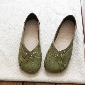 Mori Retro Literary Summer Sandals Hollowed Out Soft Shoes Combat Sandals