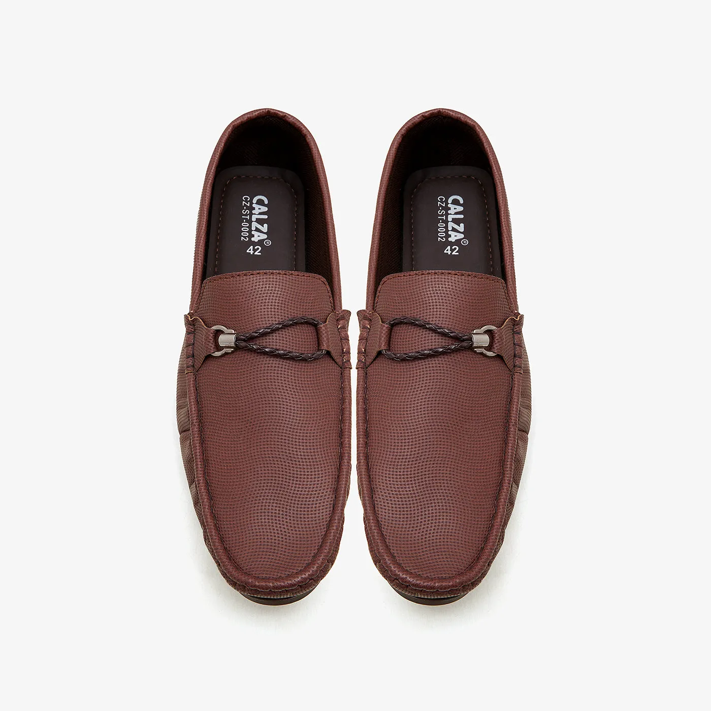 Slip On Work Boots Slip On Work Men's Metal Buckle Loafers