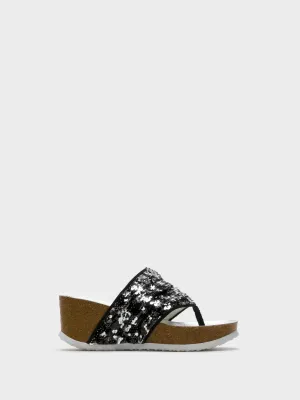 Chanel Flip Flops Multicolor Appliqus Flip-Flops