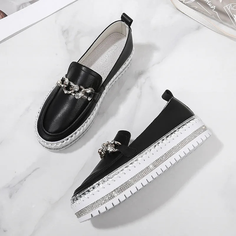 Nanccy  Lightweight Versatile Casual Shoes Flat Sole Work Boot