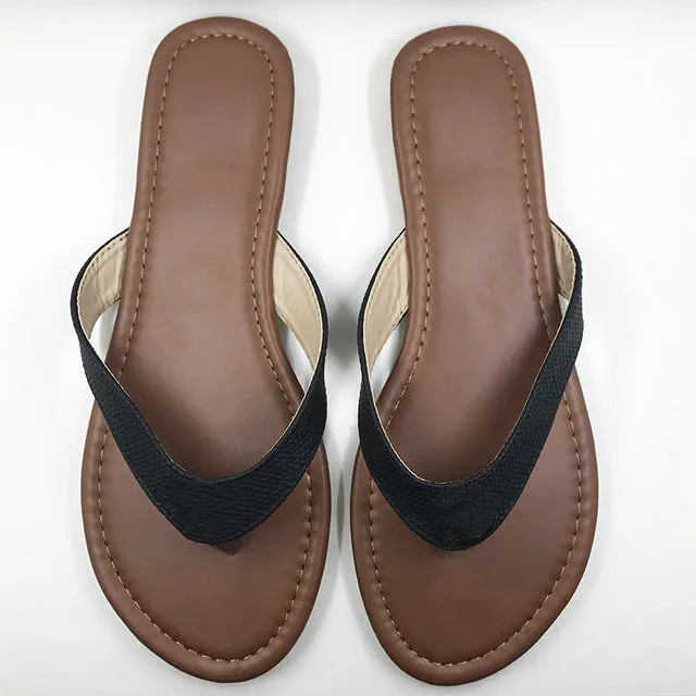 New 2017 Summer Shoes women Outside Flip Flops Fashion Flat Shoes Woman Sandals Snake Sandalias Fashion Slippers Free shipping Gold Flip Flops