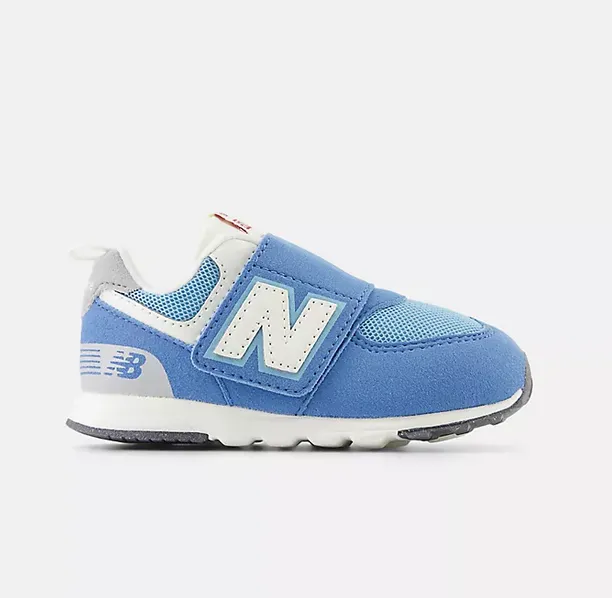 New Balance 574  Hook & Loop Ligt Blue Men's New Balance Slip Ons