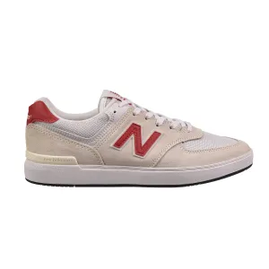 New Balance 574 Men's Shoes White-Red New Balance 574 Style